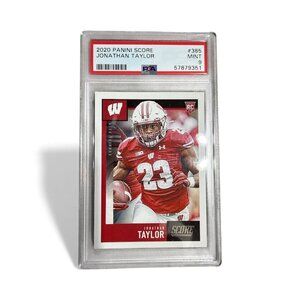 PSA 9 Mint 2020 Panini Score Indianapolis Colts Jonathan Taylor Rookie Card